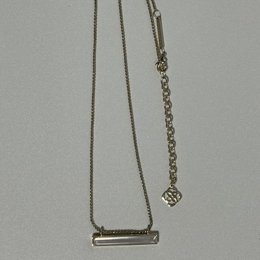 Kendra Scott Gold Ivory MOP Leanor Necklace